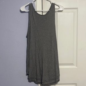 Old navy- Black & white striped tank top.